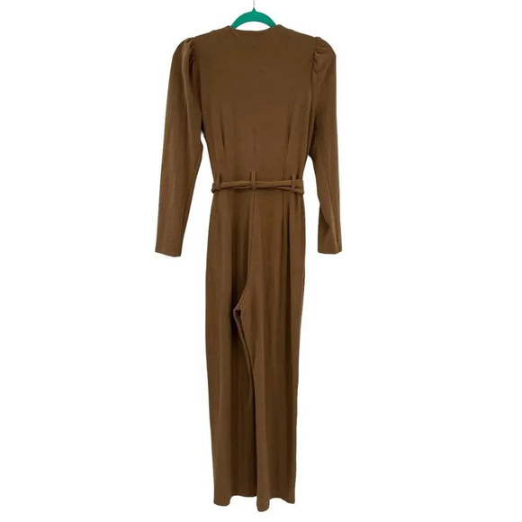 dRA Los Angeles Hyde Jumpsuit Mocha Brown Tan Long Sleeve Size‎ XS - Picture 7 of 13